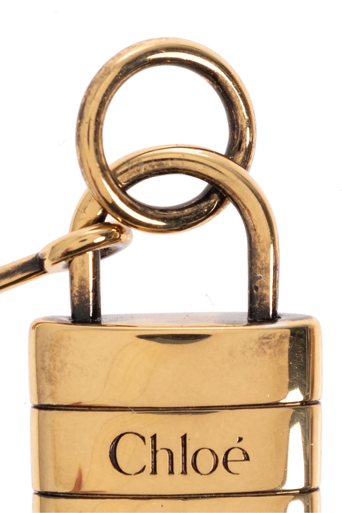 ꕤclara* 【3点】 Gold Pendant in the shape of a padlock Chloé - Vitkac AS